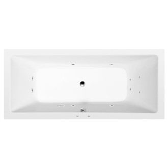 KRYSTA hydromasážna vaňa, 180x70x39cm, Active Hydro, chróm 56986