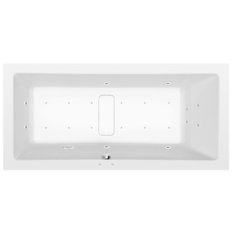 MARLENE hydromasážna vaňa, 190x90x48cm, Active Hydro-Air, chróm 57089