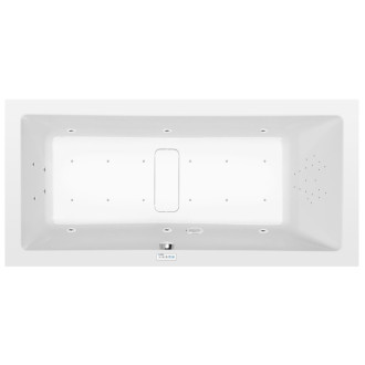 MARLENE hydromasážna vaňa, 190x90x48cm, Highline Hydro-Air, chróm 57093