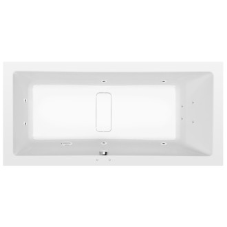 MARLENE hydromasážna vaňa, 200x90x48cm, Active Hydro, chróm 57094