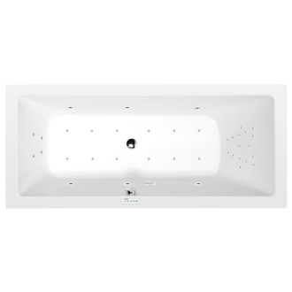 MIMOA hydromasážna vaňa, 170x75x39cm, Highline Hydro-Air, chróm 57105