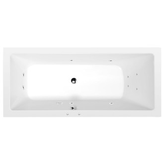 MIMOA hydromasážna vaňa, 170x80x39cm, Active Hydro, chróm 57106