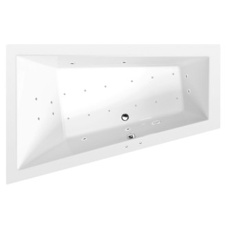 TRIANGL L hydromasážna vaňa, 180x120x50cm, Active Hydro-Air, chróm 57263