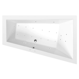 TRIANGL R hydromasážna vaňa, 180x120x50cm, Active Hydro-Air, chróm 57269