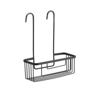 SMART polica do sprchy závesná, na batériu, 220x490x240 mm, čierna mat 248914 56785