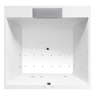 CAME FALLS hydromasážna vaňa, 175x175x50cm, Active Hydro-Air, chróm 59606
