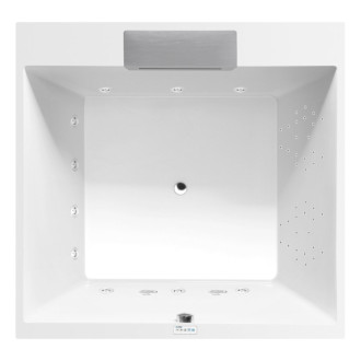 CAME FALLS hydromasážna vaňa, 175x175x50cm, Highline Hydro, chróm 59609