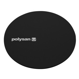 MIRAI kruhová krytka sifónu, čierna mat 59461