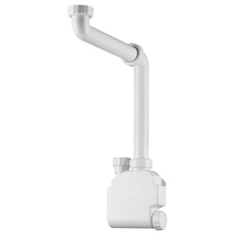 SQUID nábytkový sifón šetriaci miesto, 5/4", odpad 32mm, biela 56368