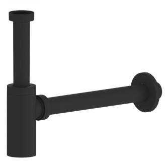 KING umývadlový sifón 5/4", odpad 32 mm, ABS/čierna mat 9595PR25K9 59343