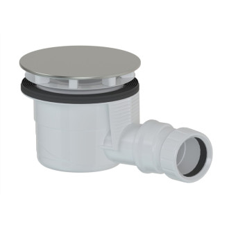 Vaničkový sifón, priemer 90mm, DN40, krytka nerez lesk 59132