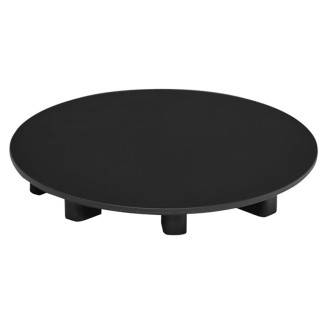 Kryt sifónu, 120mm, ABS/čierna mat 60332