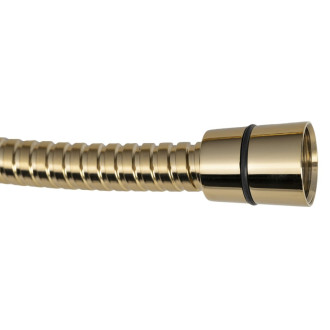 POWERFLEX kovová sprchová hadica, 150cm, zlato FLEX150G 58167