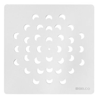 Štvorcová krytka sifónu, biela 59715