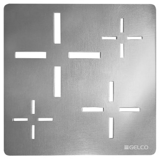 Štvorcová krytka sifónu, chróm 59722