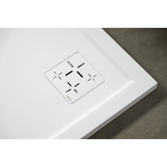 Vaničkový sifón, priemer otvoru 90 mm, DN40, krytka biela 59727