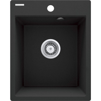 Deante "Corio 1-komorový granitový drez bez odkvapkávača 400x500x211 mm, 3.5""" ZRC_G103