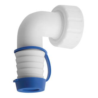 Kolienko podomietkového sifónu, pre sušičku/umývačku, biela 60886