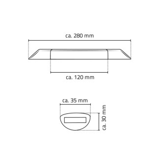 Nástenná opierka nôh pri holení, s protišmykovým povrchom, nerez lesk