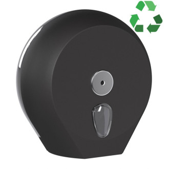 ECOLORED zásobník na toaletný papier max. Ø 23cm, ABS, Soft Touch, čierna mat