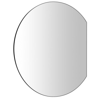DARA CUT zrkadlo s LED podsvietením 20W, ø 100x90cm, vykurovacia fólia