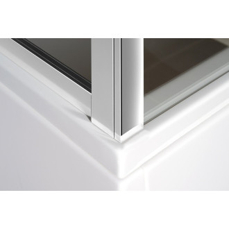 DEEP sprchové dvere posuvné 1100x1500mm, číre sklo