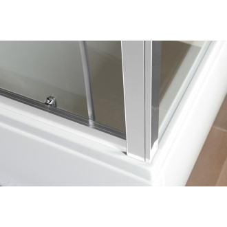 DEEP sprchové dvere posuvné 1100x1500mm, číre sklo