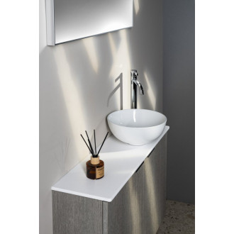 LATUS X doska Rockstone 80x23, 5cm, biela mat