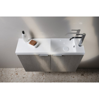 LATUS X umývadlová skrinka s umývadlom 80x54,5x22cm, borovica rustik