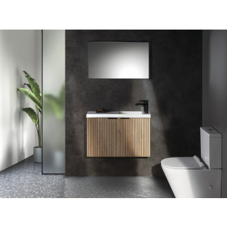 LATUS X umývadlová skrinka s umývadlom 80x54,5x22cm, dub alabama strip