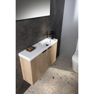 LATUS X umývadlová skrinka s umývadlom 80x54,5x22cm, dub alabama strip