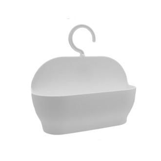 SHARON polica do sprchy závesná, plast, biela