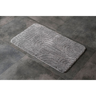 RIST kúpeľňová predložka, 50x80cm, 100% polyester, protišmyk, šedá