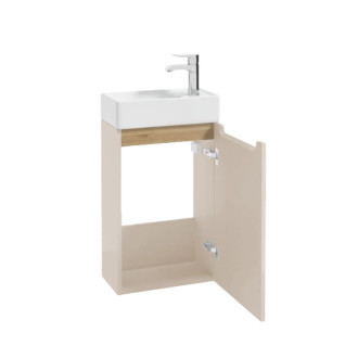 Kúpeľňová skrinka s umývadlom Naturel Stilla 39x60x22 cm kašmír mat STILLADK04008U