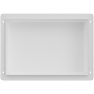 CERANO - Zápustná polička/nika do obkladu - biela matná - 30x20x10 cm