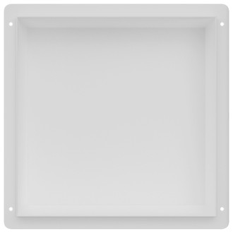CERANO - Zápustná polička/nika do obkladu - biela matná - 30x30x10 cm
