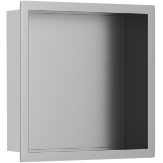 CERANO - Zápustná polička/nika s okrajom do obkladu - nerezová - 30x30x10 cm