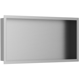 CERANO - Zápustná polička/nika s okrajom do obkladu - nerezová - 60x30x10 cm