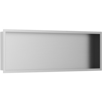 CERANO - Zápustná polička/nika s okrajom do obkladu - nerezová - 90x30x10 cm