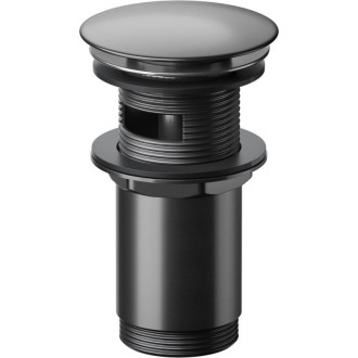 Cersanit Automatická univ. zátka klik-klak 5/4 gun čierna S951-705