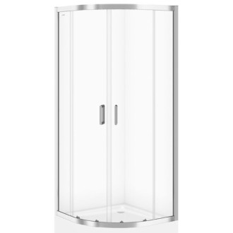 Cersanit Arteco sprchovací kút štvrťkruh transp 80x80x190 S157-001