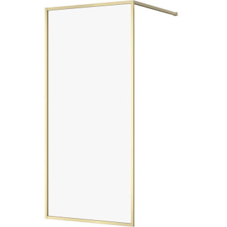 Cersanit Larga sprchovací kút Walk-In zlatá transp 90x200 S164-072