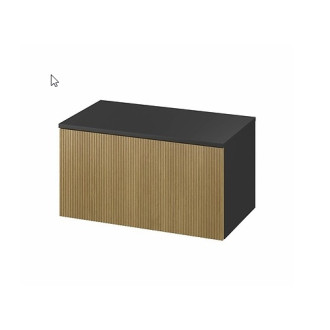 Cersanit Werta skrinka s doskou 80 antracit S1005-009