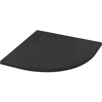 Cersanit Tako SET B456 sprchová vanička slim čierna 80x80x4 S932-163