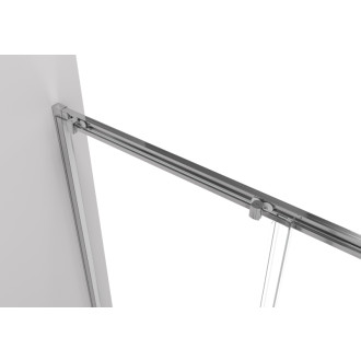 CERANO - Sprchové posuvné dveře Varone POINT L/P - 6 mm - chrom, transparentní sklo - 100x195 cm - 2. jakost