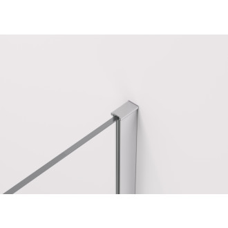 CERANO - Sprchovací kút Volpe L/P - 6 mm - chróm, transparentné sklo - 110x100x190 cm - zalamovacia