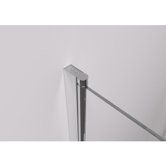 CERANO - Sprchovací kút Volpe L/P - 6 mm - chróm, transparentné sklo - 110x80x190 cm - zalamovacia