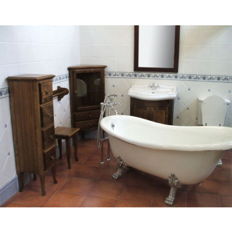 RETRO skrinka 35x119x33cm, buk 1673