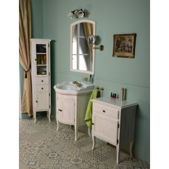 RETRO umývadlová skrinka 60x80x45cm, starobiela 1684