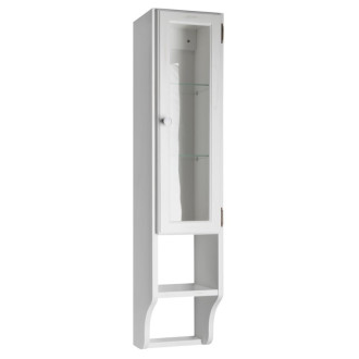 RETRO skrinka k zrkadlu 25x115x20cm, pravá, starobiela 1688